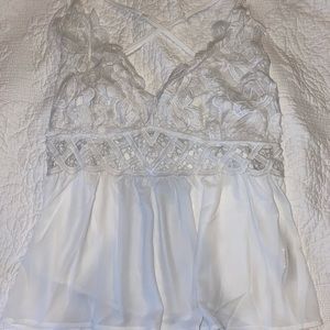 SHEIN lace/boho blouse, size 3x